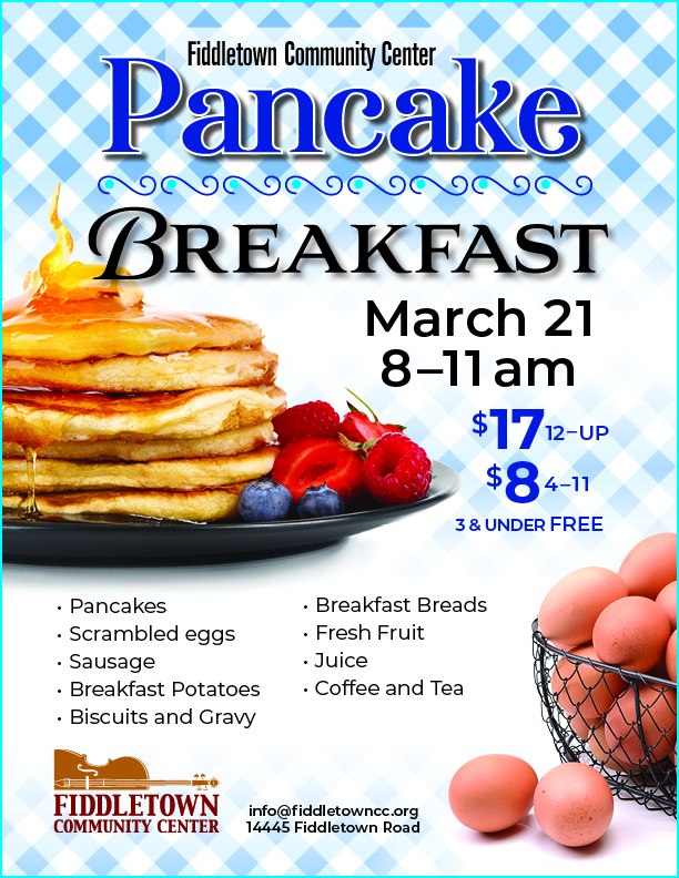 Fiddletown Pancake Breakfast poster