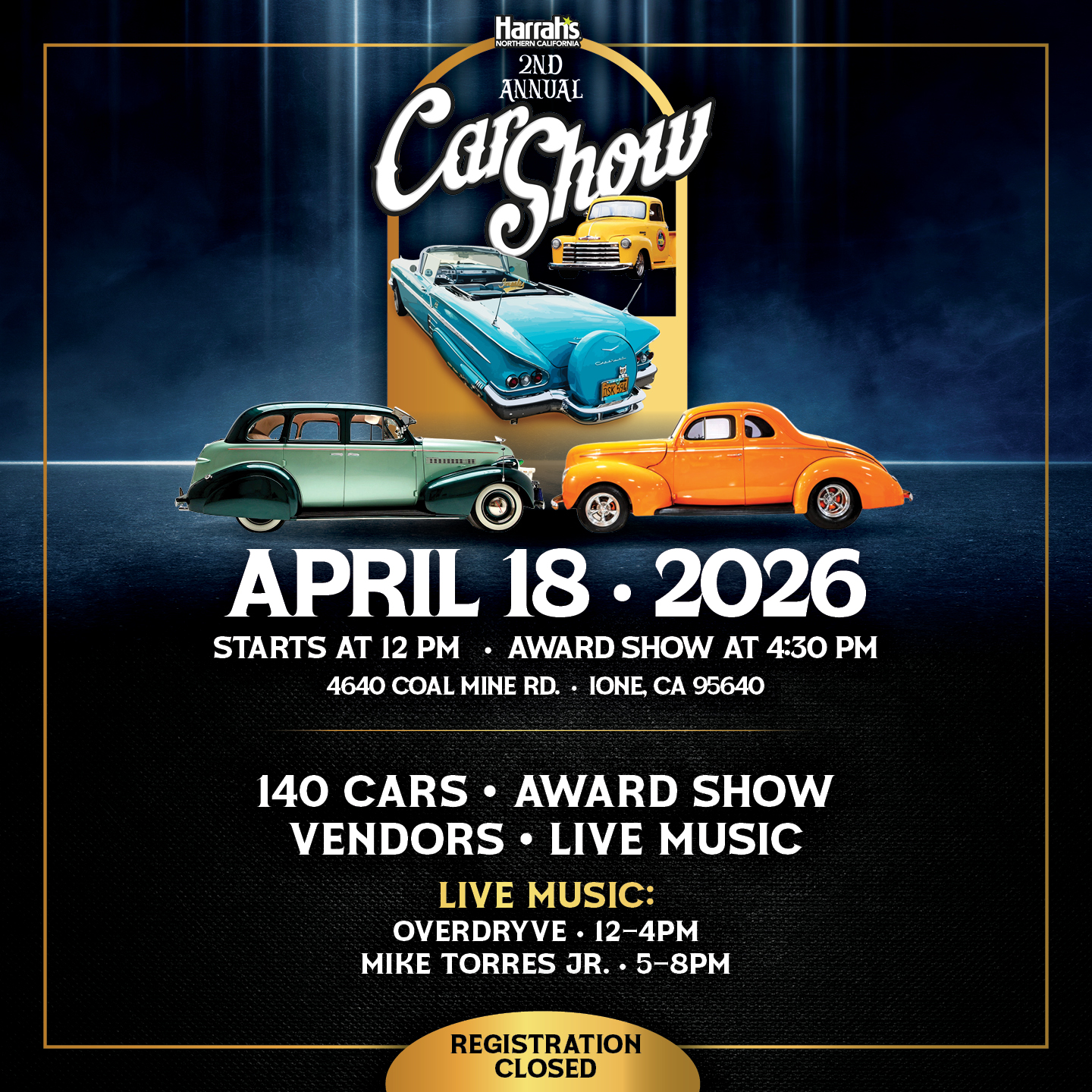 Harrah's Car Show poster